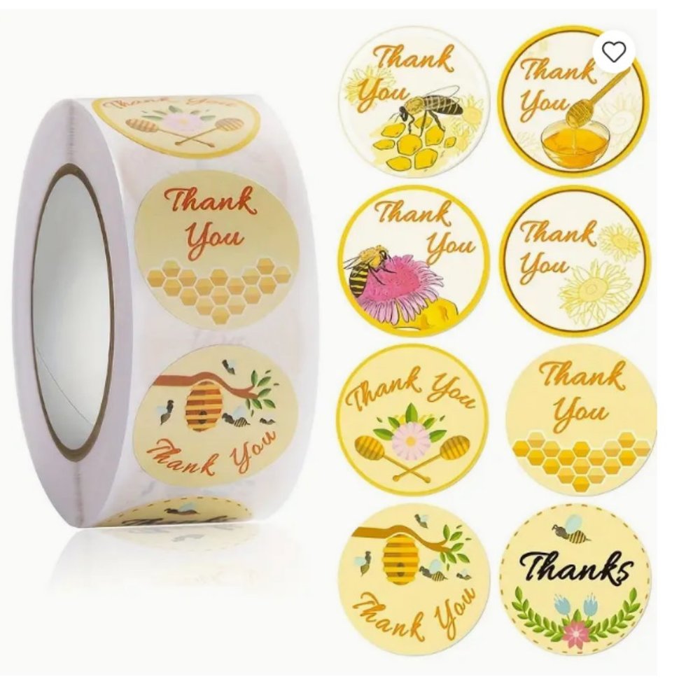 Thank you Stickers - 500 pcs - NWT